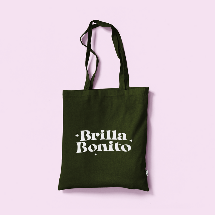 Brilla bonito Verde totebag cool drop