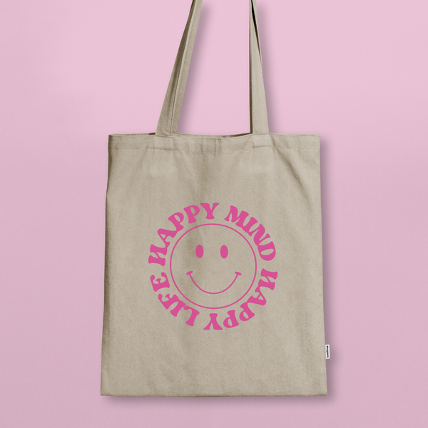 Happy Mind ZipTote